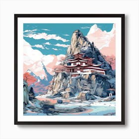 Chinese Temple 1 Art Print