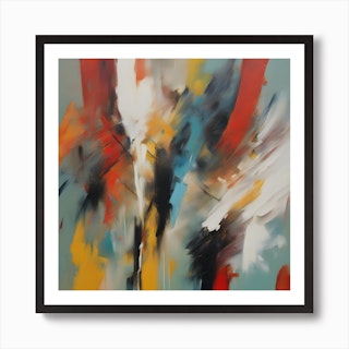 Abstract Painting 10 Art Print by logicx - Fy