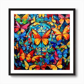 Butterfly Symphony Art Print