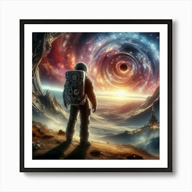 Space Traveler Art Print