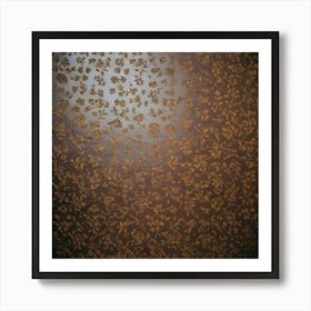 Photography Backdrop PVC brown painted pattern 2 Art Print