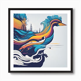 Bird In The Sky Art Print