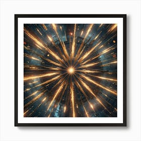 Space Explosion Art Print