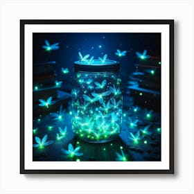 Fairy In A Jar Art Print