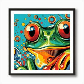 Frog pop 1 Art Print