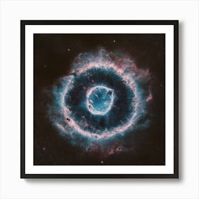 Celestial Ripples Circul Nebula Art Print