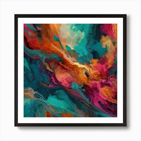 Abstract Painting 1156 Art Print