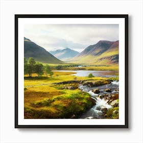 Scottish Landscape Art Print