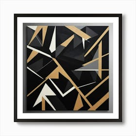 Abstract Geometric Painting Art Print