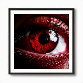 Red Eye Stock Videos & Royalty-Free Footage Art Print