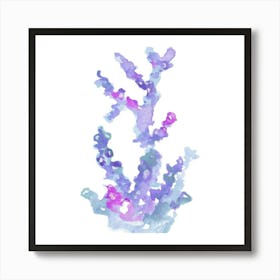 Coral Reef Watercolor Painting 1 Art Print