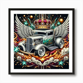 Crow Truck Art Print