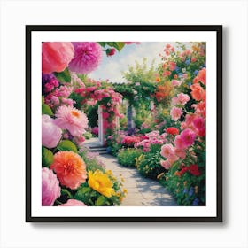 Garden Path Art Print