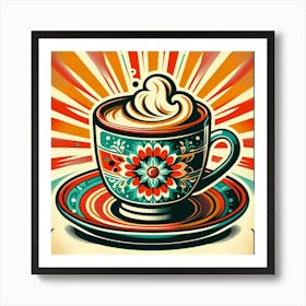 Coffee Cup With Saucer 3 Art Print