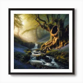 Tree In The Forest 2 Art Print