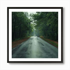 Road In The Woods 3 Art Print