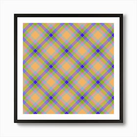 Plaid Pattern 31 Art Print