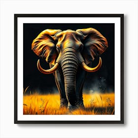 Wild Animal Creative Portrait 102 Art Print