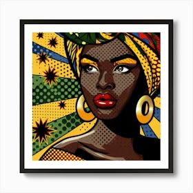 Damilola Pop African Woman  Art Print