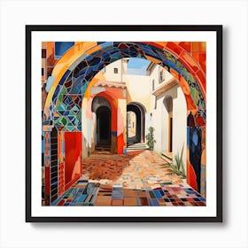 Moroccan Archways Art Print