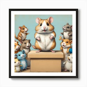 Hamsters 4 Art Print