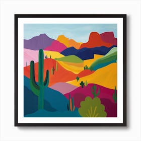 Abstract Travel Collection Mexico 2 Art Print