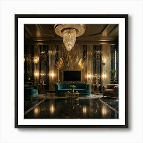 Deco Living Room 6 Art Print