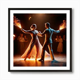 Dance With Fire 1 Art Print