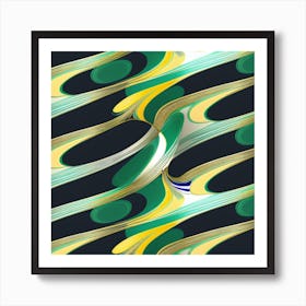 Abstract Swirls Affiche