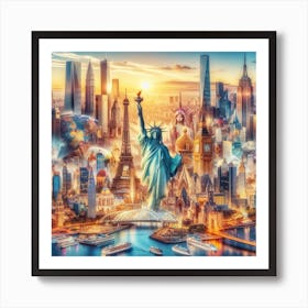 World 2 Art Print