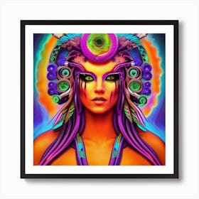 Psychedelic Art 1 Art Print