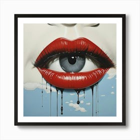 'The Kiss' Art Print