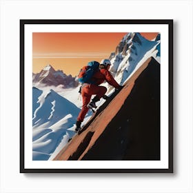 Alpine Retro Art Print