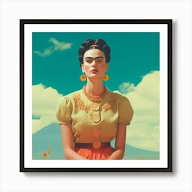 Frida Kahlo summer Look Art Print