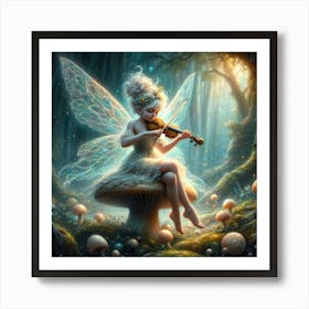 Fairy Violin 2 Art Print