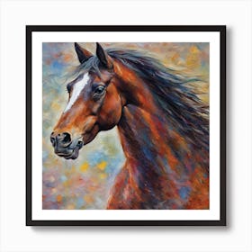 Horse Portrait 2 Art Print