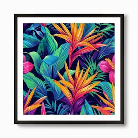 Lush Blooms (2) Art Print