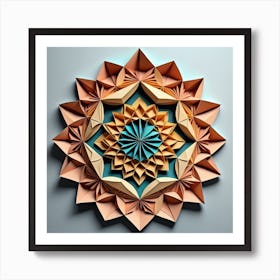 Origami Flower Art Print