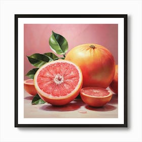 Grapefruits 1 Art Print