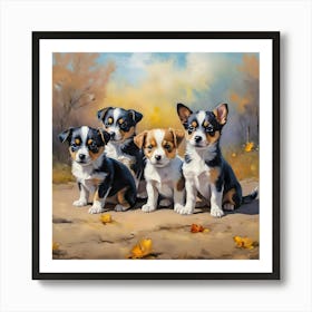 Chihuahua Puppies 2 Art Print