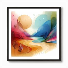 Abstract Painting 191 Art Print