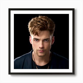 Portrait Of A Young Man Art Print