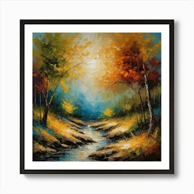 Autumn Forest 5 Art Print