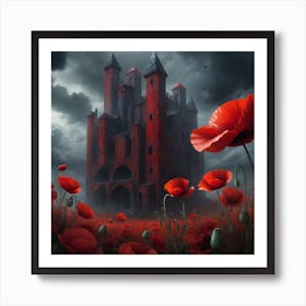 Albedobase Xl In A Poppy World Every Item Is Red Best Creation 0 Art Print