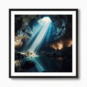 Caves In Thailand Art Print