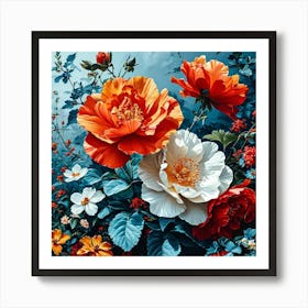 Blooming Beauties 01 Art Print