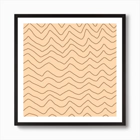 Wavy Pattern Art Print