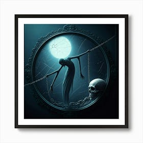 Ghost In A Mirror Art Print