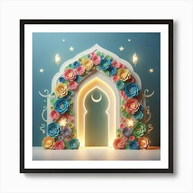 Ramadan Kareem Mubarak Lanterns 8 Art Print