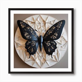 Butterfly Origami Art Print